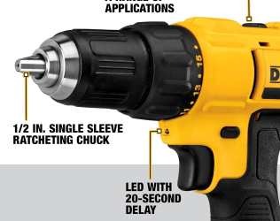 DeWalt 20V Max Cordless Dr...